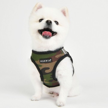 Puppia soft harness  hondentuigje pro reflector model b camo 5