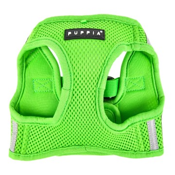 Puppia soft harness  hondentuigje pro reflector model b green 2