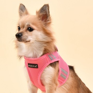 Puppia soft harness  hondentuigje pro reflector model b pink 4