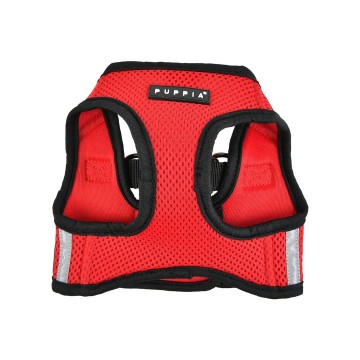 Puppia soft harness  hondentuigje pro reflector model b red 3