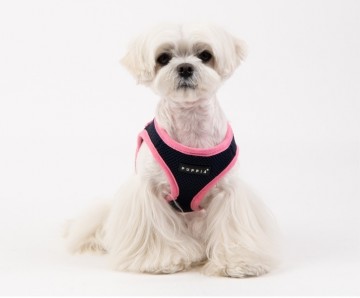Puppia soft harness honden tuigje model b nieuw navy 5