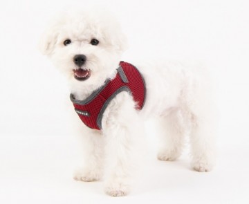 Puppia soft harness honden tuigje model b nieuw wine 5