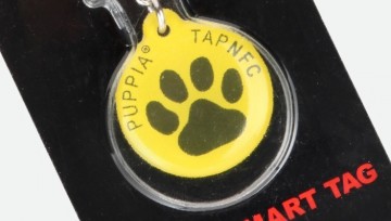 Smart tag yellow  pootafdruk 2