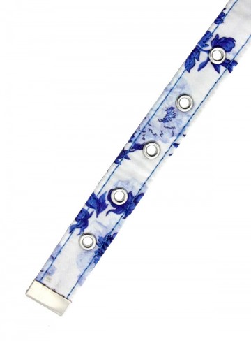 Urban Pup Honden Halsband Blue Floral Bouquet