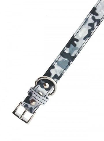Urban Pup Honden Halsband Camouflage Navy
