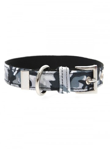 Urban Pup Honden Halsband Camouflage Navy