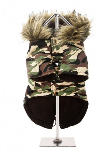 Urban Pup Hondenjas Forest Camouflage Fish Tail Parka