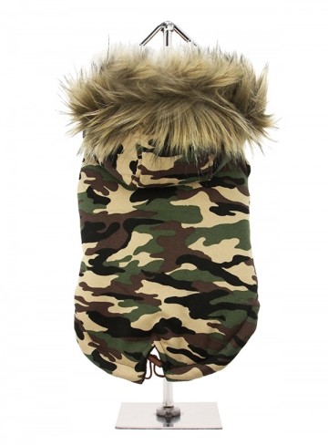 Urban Pup Hondenjas Forest Camouflage Fish Tail Parka