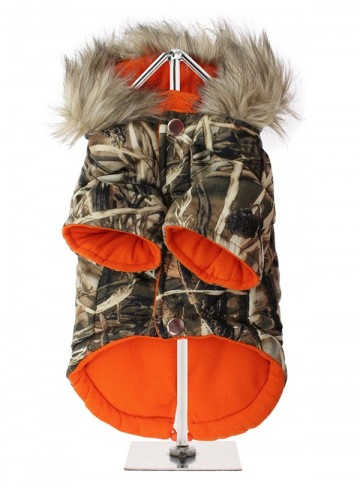 Urban pup hondenjas wetlands camouflage fish tail parka 2