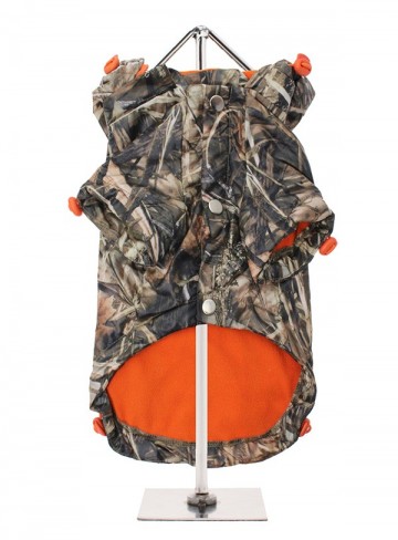 Urban pup hondenregenjas wetlands camouflage rainstorm 2