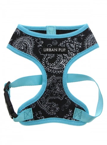 Urban Pup Hondentuig Black & Blue Paisley