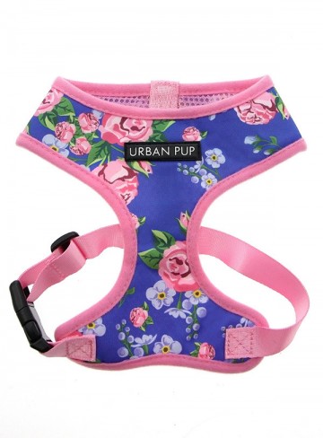Urban Pup Hondentuig Pink / Blue Floral